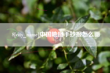 阳春中国地图手抄报怎么画