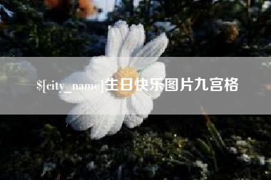 阳春生日快乐图片九宫格