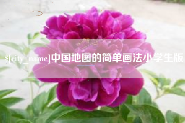 阳春中国地图的简单画法小学生版