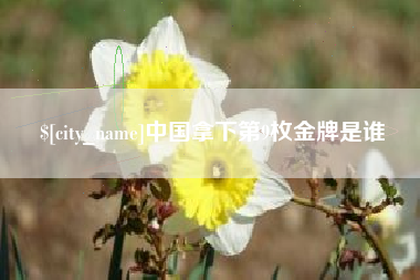 阳春中国拿下第9枚金牌是谁