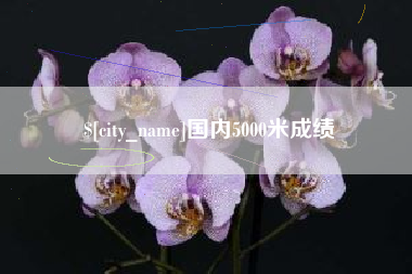 阳春国内5000米成绩