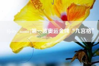 阳春第一波奥运金牌“九宫格”