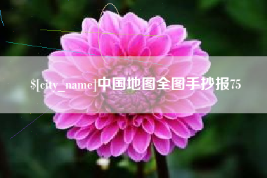 阳春中国地图全图手抄报75