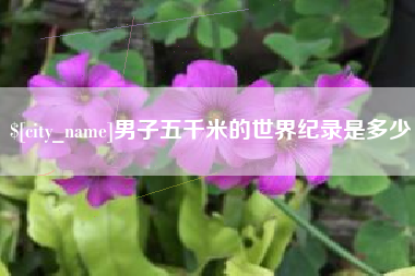 阳春男子五千米的世界纪录是多少