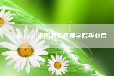 阳春中国消防救援学院毕业后
