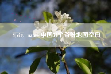 阳春中国34个省份地图空白