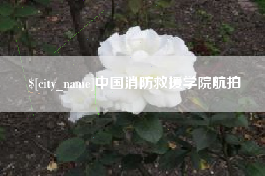 阳春中国消防救援学院航拍