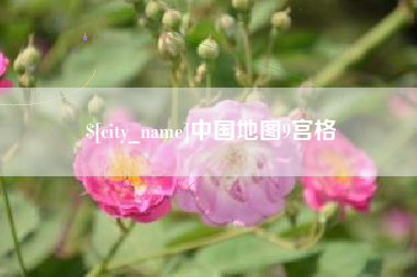 阳春中国地图9宫格