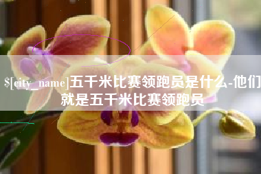 阳春五千米比赛领跑员是什么-他们就是五千米比赛领跑员