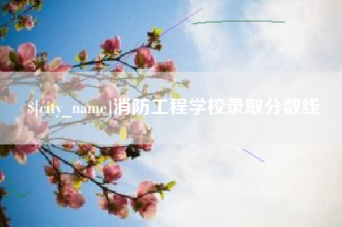 阳春消防工程学校录取分数线