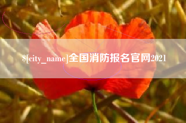 阳春全国消防报名官网2021